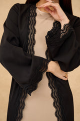 Elementary Lace Trim Cardigan