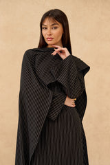 Elementary Stripe Abaya Set