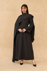 Elementary Stripe Abaya Set