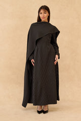 Elementary Stripe Abaya Set