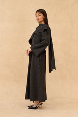 Elementary Stripe Abaya Set