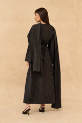 Elementary Stripe Abaya Set