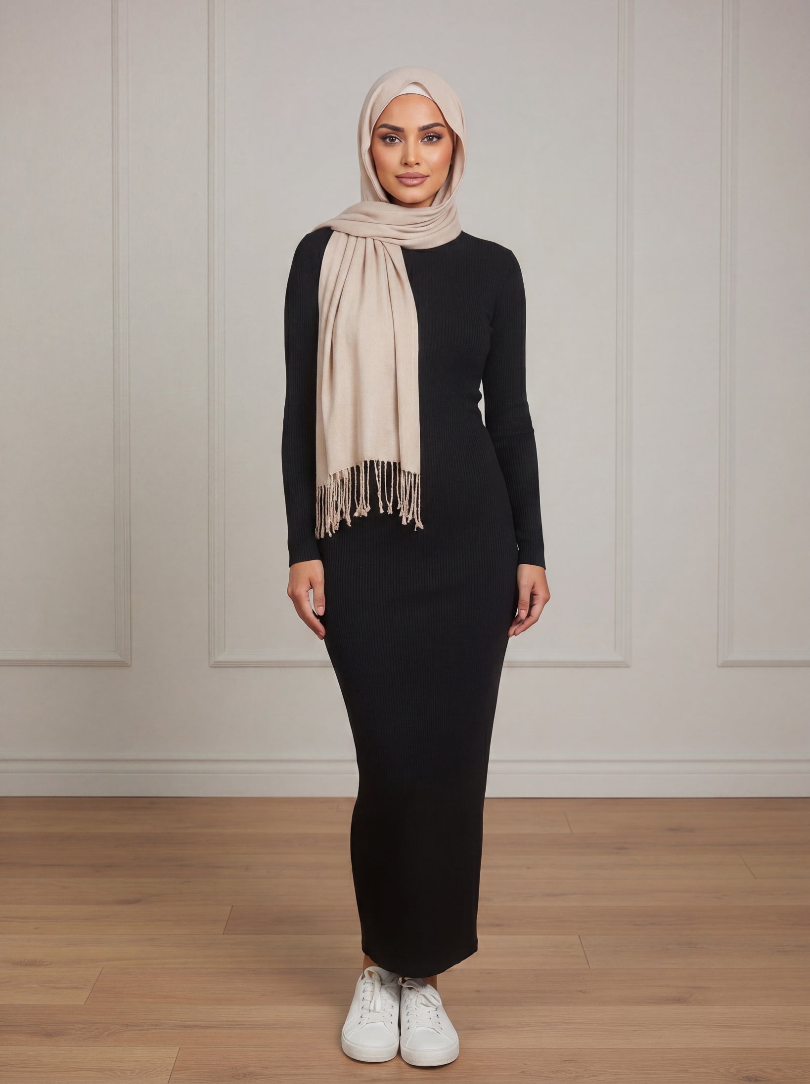 Rib Body Dress - Dark Shades