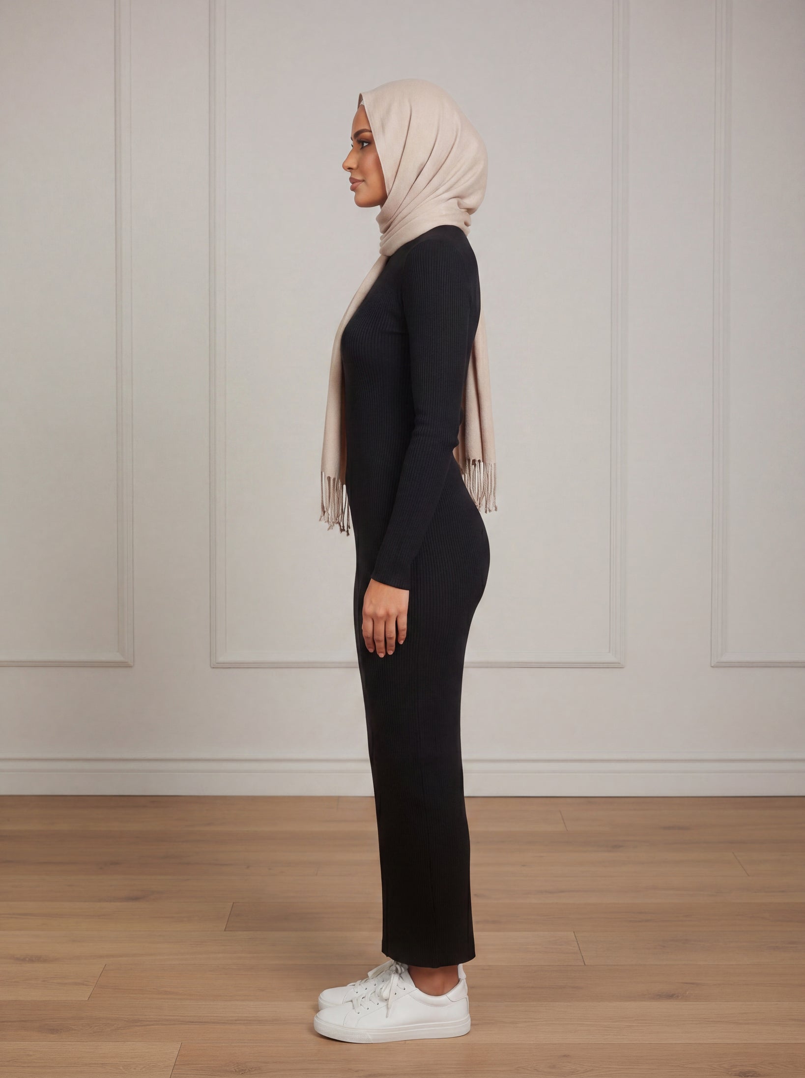 Rib Body Dress - Dark Shades