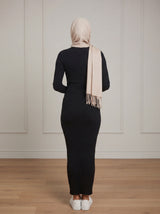 Rib Body Dress - Dark Shades