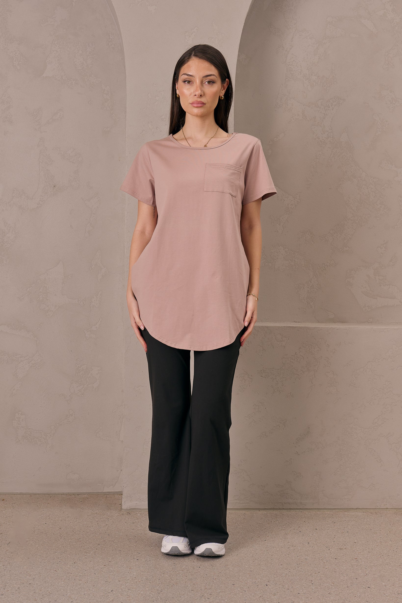 Basic Loop Tee - Shades of Nude