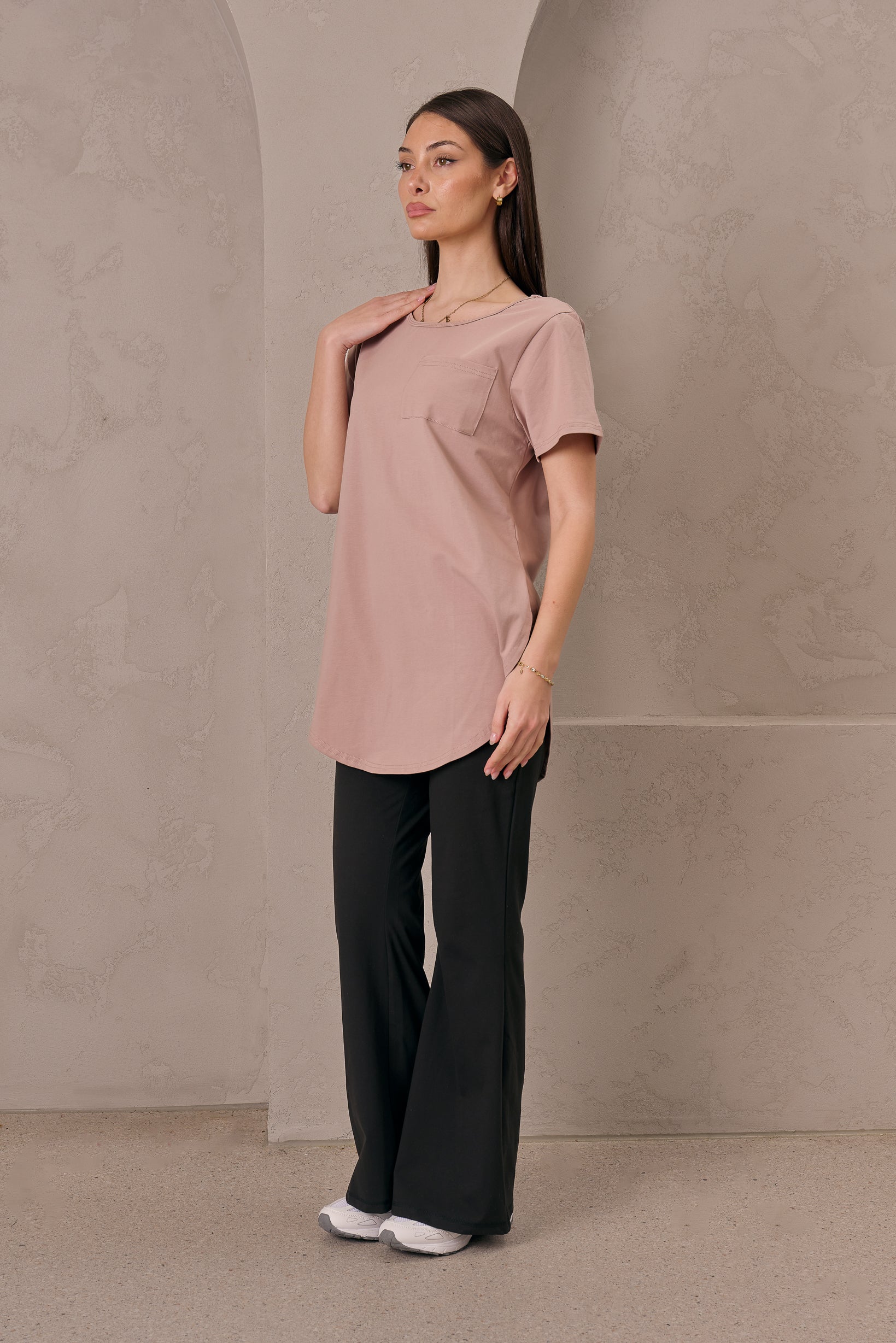Basic Loop Tee - Shades of Nude