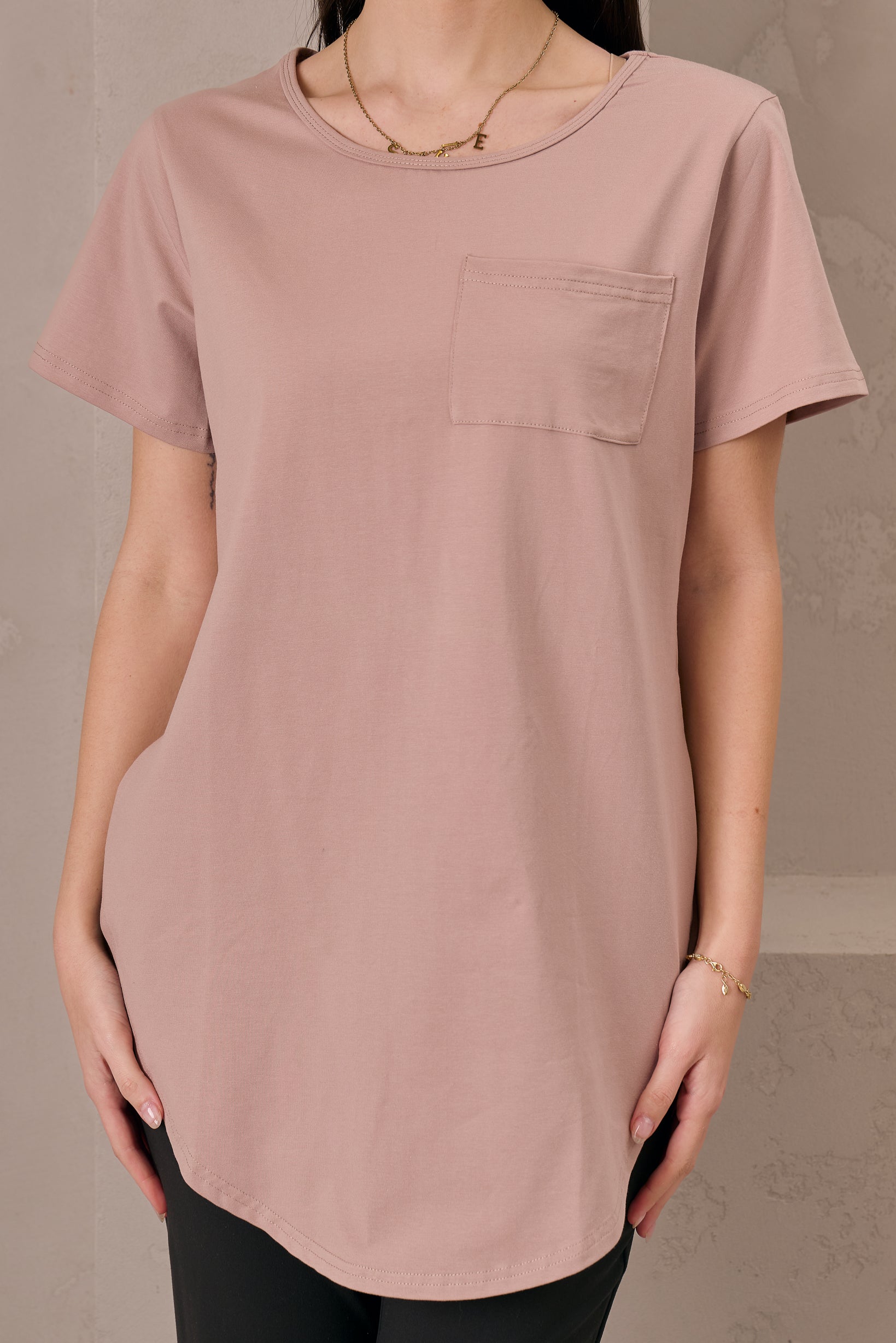 Basic Loop Tee - Shades of Nude