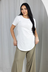 T-shirt Basic Loop - Nuances de blanc