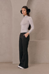 High Neck Body Top - Dark Shades