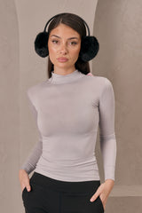 High Neck Body Top - Dark Shades