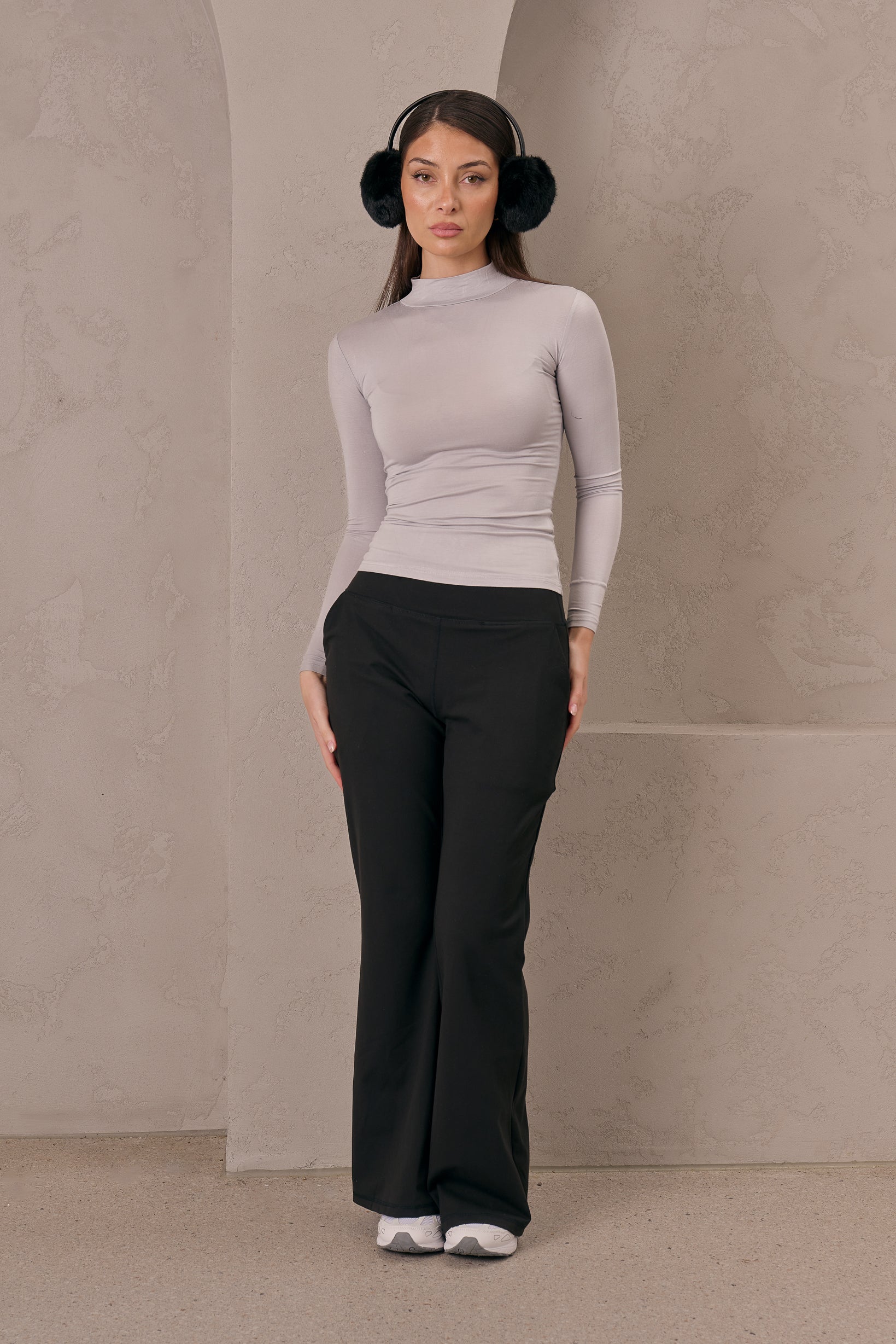 High Neck Body Top - Dark Shades
