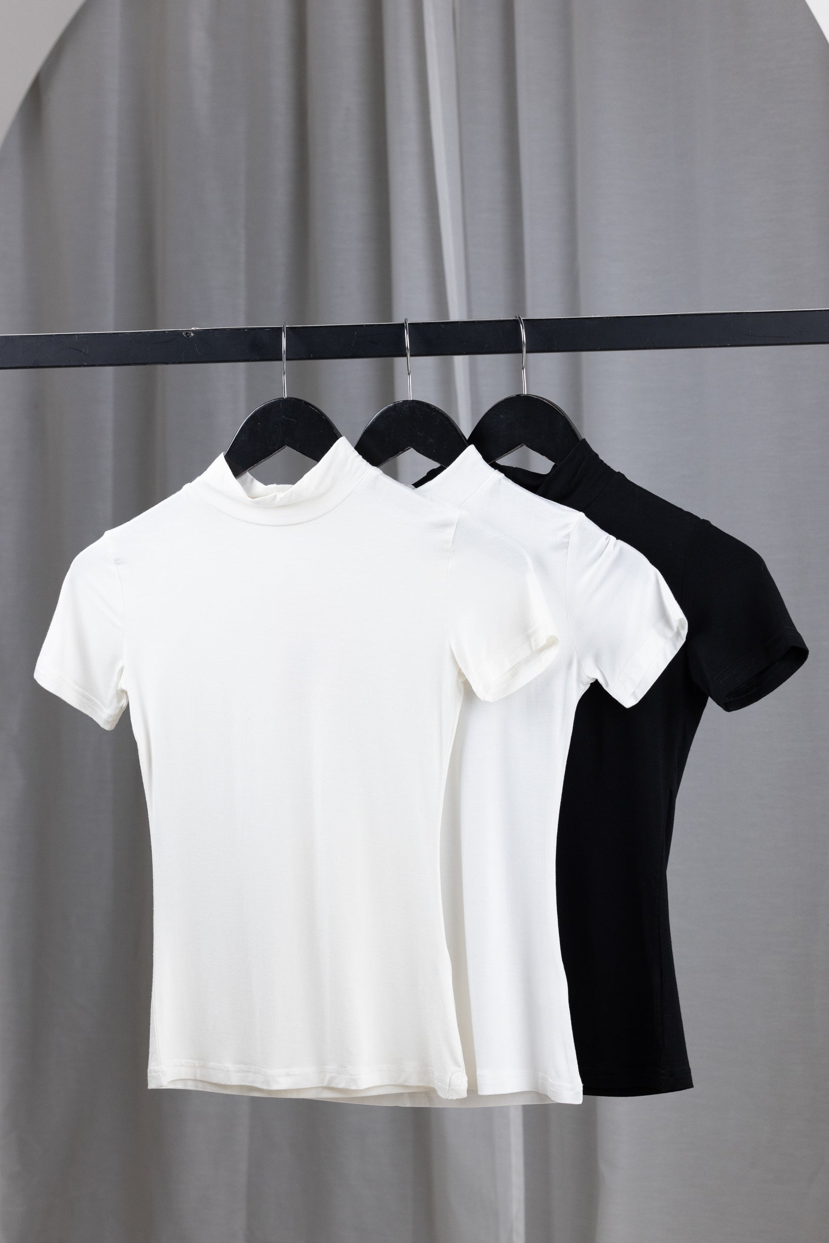 High Neck Tee Body Top