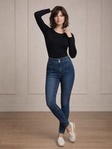 Low Neck Body Top - Dark Shades