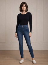 Low Neck Body Top - Dark Shades