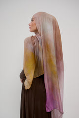 Printed Modal Shawl - Shades of Pink