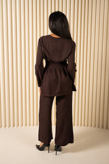 Scrunch Waist Shirt & Pant Set