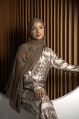 Rayon Crepe Shawl - Dark Shades