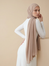 Chiffon Shawl - Shades of Dark Nude