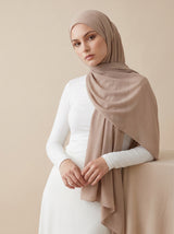 Chiffon Shawl - Shades of Dark Nude