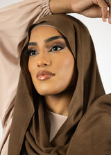 SC00009-DarkKhaki-shawl-hijab-cotton