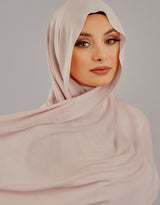 SC00012A-CreamyPink-tassel-cotton-shawl-hijab