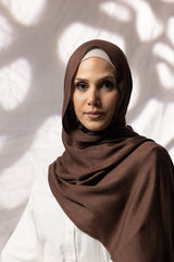 Modelle Twisted Scarves - Shades of Brown