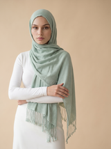 Modelle Twisted Scarves - Shades of Green