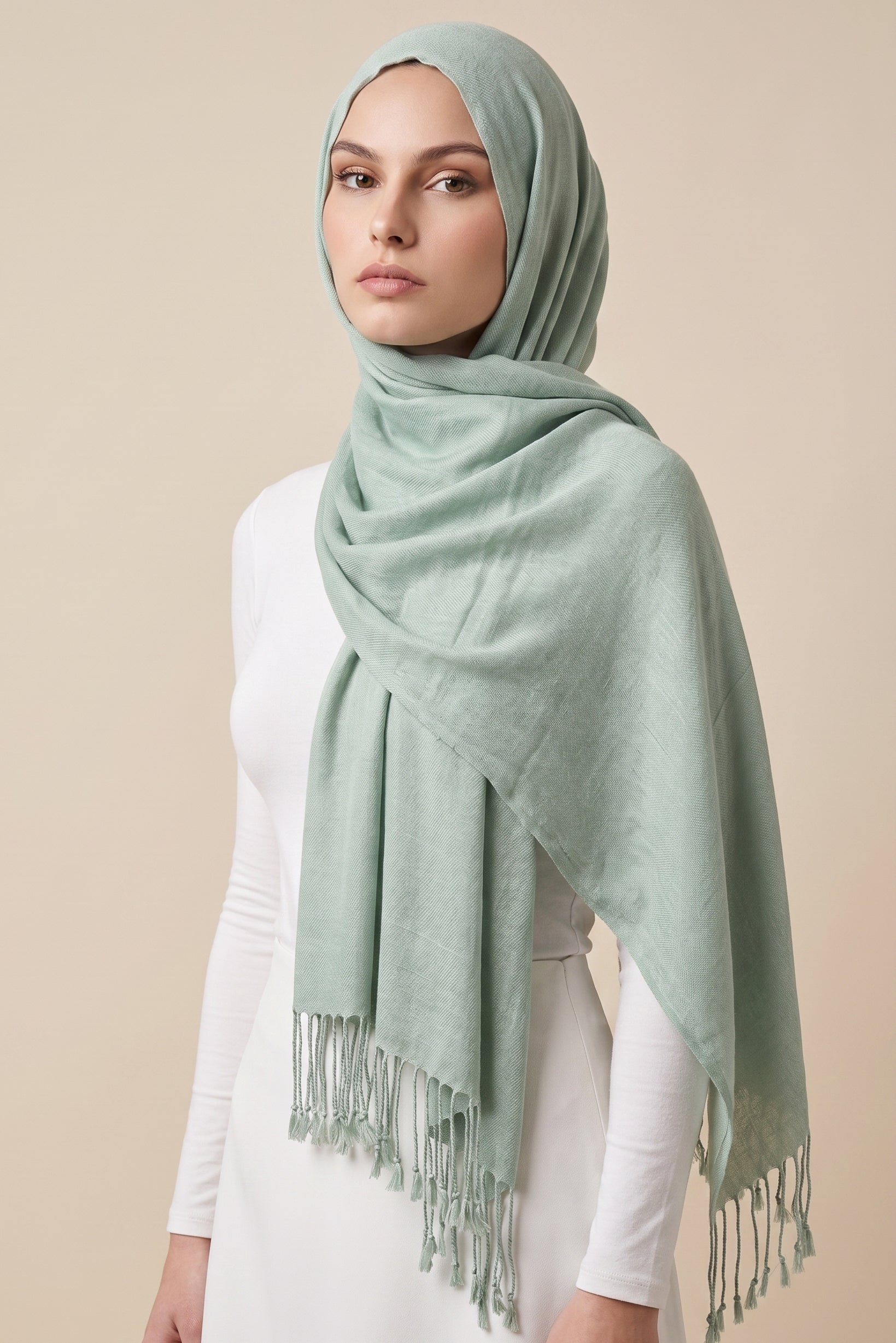 Modelle Twisted Scarves - Shades of Green