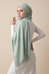 Modelle Twisted Scarves - Shades of Green