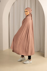 Tie Back Jilbab No Sleeves - Shades of Pink