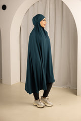 Tie Back Jilbab No Sleeves - Shades of Blue