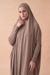 Sleeve Jilbab Smooth Fit - Shades of Nude