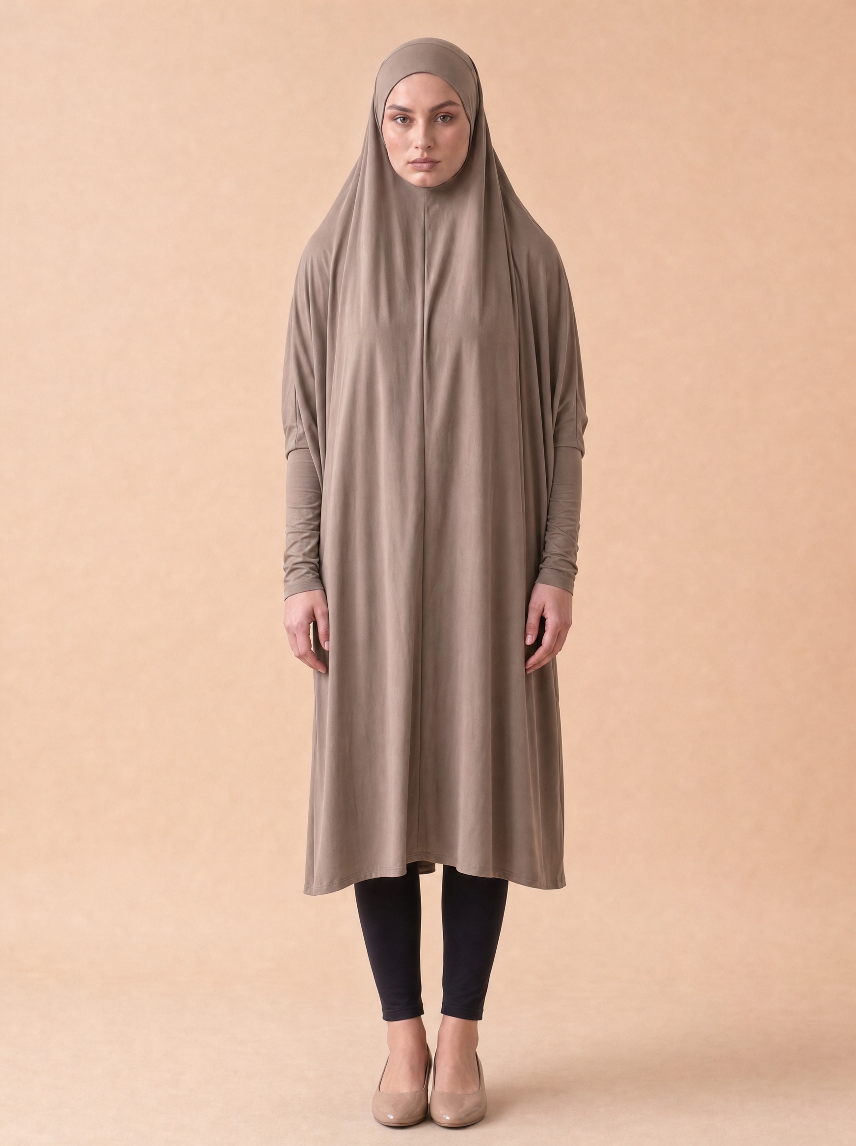 Sleeve Jilbab Smooth Fit - Shades of Nude