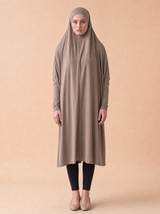 Sleeve Jilbab Smooth Fit - Shades of Nude