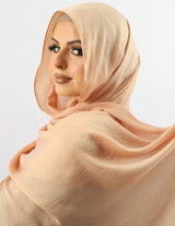 SC1001NudePeach-shawl-hijab-satin