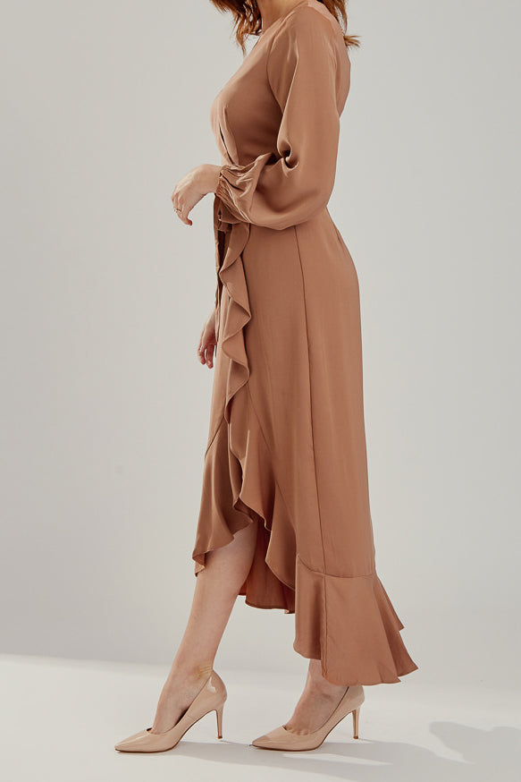 SDR1060A-Mocha-dress-abaya