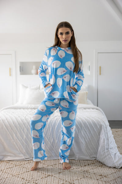 Coordinated Pajama for Women Sheep PJ Set Modelle