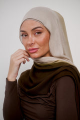 Ombre Modal Shawl - Shades of Brown
