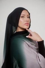 Ombre Modal Shawl - Shades of Green