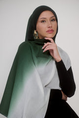 Ombre Modal Shawl - Shades of Green