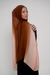 Ombre Modal Shawl - Shades of Orange
