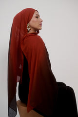 Ombre Modal Shawl - Shades of Orange