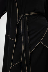 SM8627Black-dress-skirt-cardigan-set