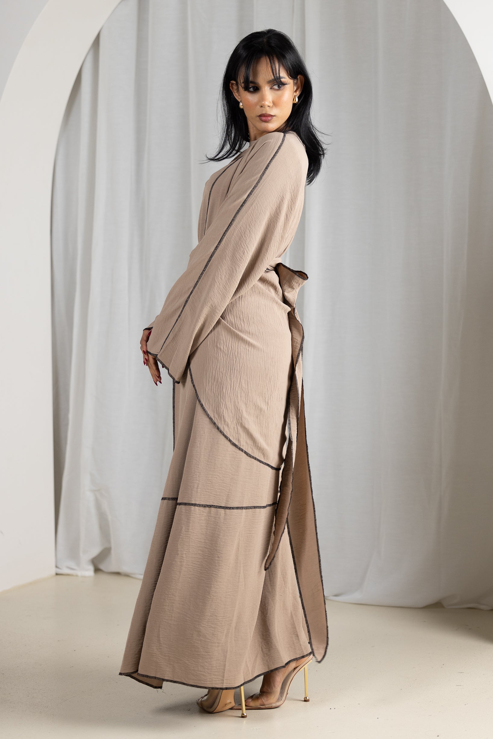 SM8627Mocha-dress-skirt-cardigan-set