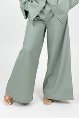 SM8706Khaki-shirt-pants-set