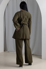 SM8932-1Khaki-top-pant-set