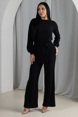 SM8942Black-top-pants-set