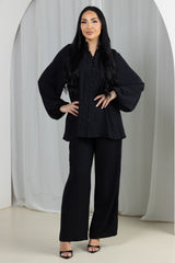 SM9003Black-top-pants-set