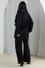 SM9003Black-top-pants-set